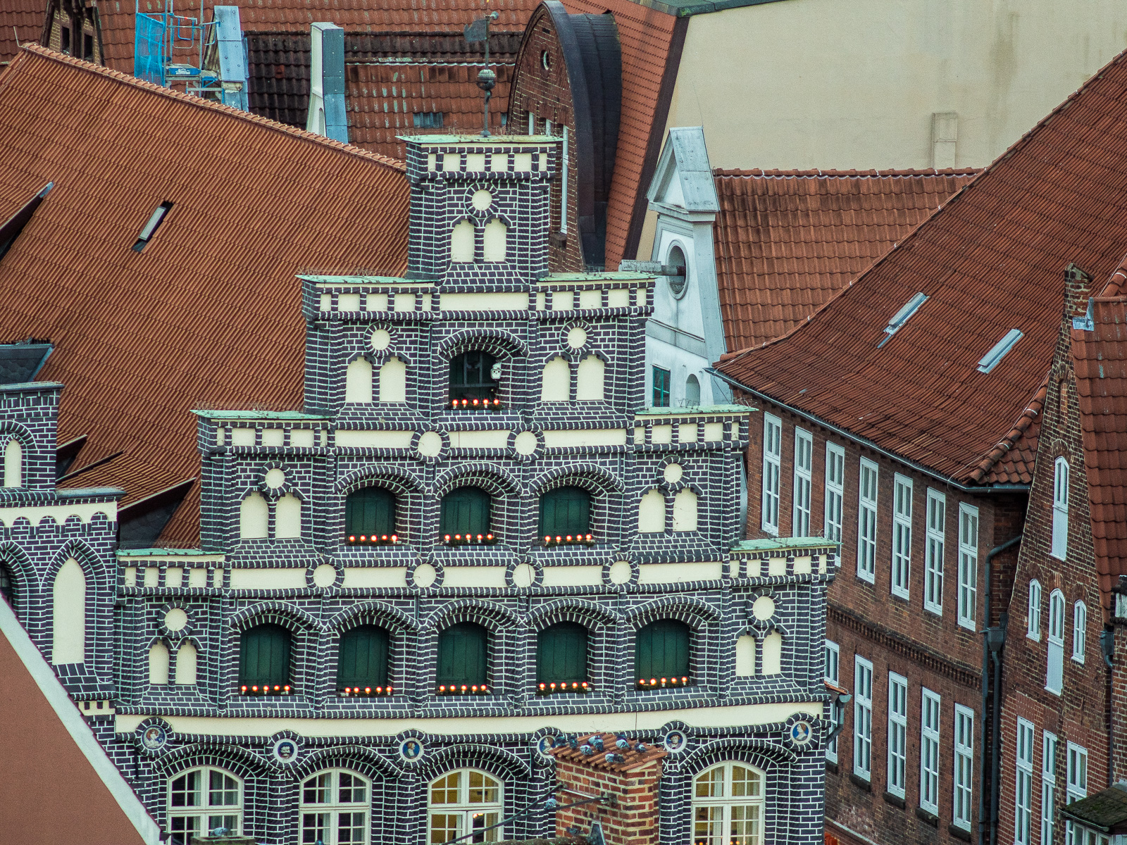 Ein Treppchengiebel in der Lüneburger Altstadt